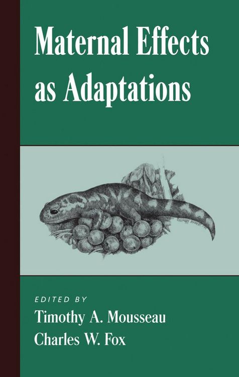 Produktbild: Maternal Effects As Adaptations