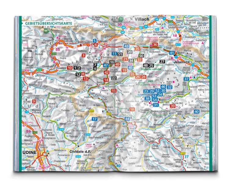 Produktbild: KOMPASS Wanderf&uuml;hrer Julische Alpen, 55 Touren