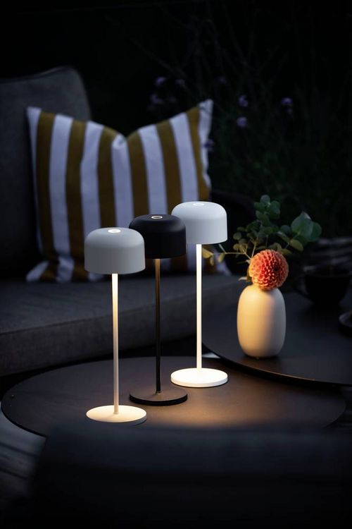 Produktbild: Konstsmide 7834-750 Lille LED-Akku-Tischlampe 3.5W Warmwei&szlig; Schwarz