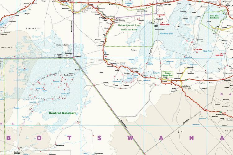 Produktbild: Reise Know-How Landkarte Botswana (1:1.000.000)