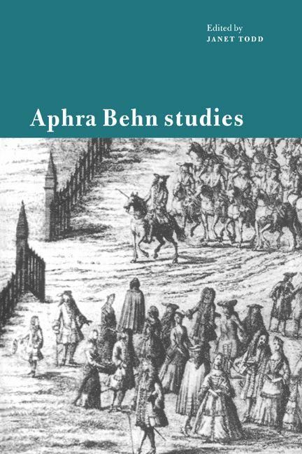 Produktbild: Aphra Behn Studies