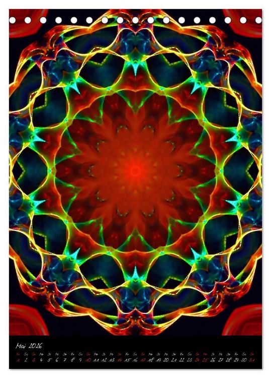 Produktbild: Mandala - Esoterik & Meditation (Tischkalender 2026 DIN A5 hoch), CALVENDO Monatskalender