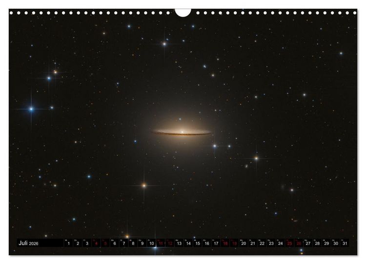 Produktbild: Galaxien im Universum (Wandkalender 2026 DIN A3 quer), CALVENDO Monatskalender