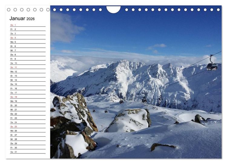 Produktbild: &Ouml;sterreich. Gr&uuml;&szlig;e vom Land der Berge und Seen (Wandkalender 2026 DIN A4 quer), CALVENDO Monatskalender