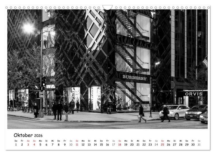 Produktbild: Chicago 2026 (Wandkalender 2026 DIN A3 quer), CALVENDO Monatskalender