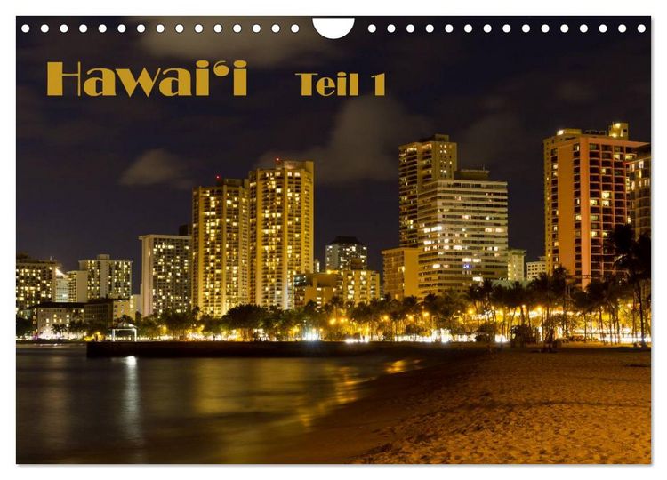Produktbild: Hawai'i - Teil 1 (Wandkalender 2026 DIN A4 quer), CALVENDO Monatskalender
