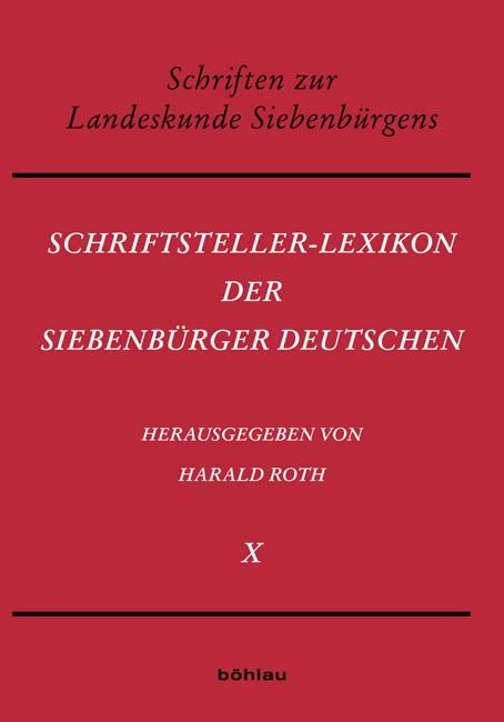 Produktbild: Schriftsteller-Lexikon der Siebenb&uuml;rger Deutschen