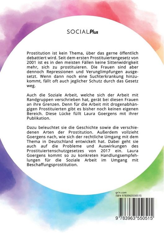 Produktbild: Beschaffungsprostitution als Problemfeld der Sozialen Arbeit. Handlungsempfehlungen f&uuml;r den Umgang mit drogenabh&auml;ngigen Prostituierten
