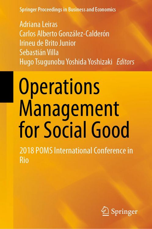 Produktbild: Operations Management for Social Good