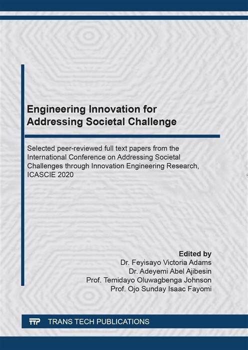 Produktbild: Engineering Innovation for Addressing Societal Challenges