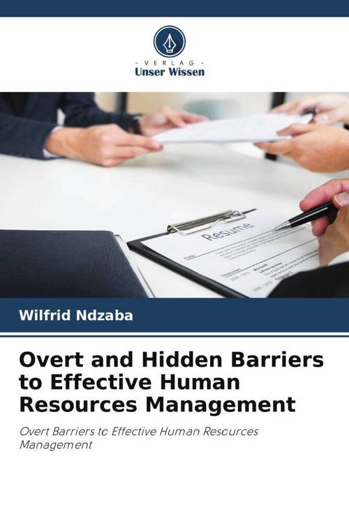 Produktbild: Overt and Hidden Barriers to Effective Human Resources Management