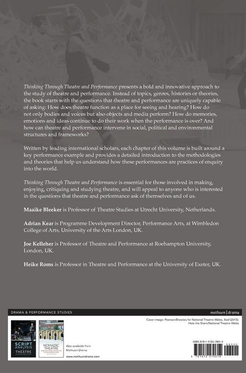 Produktbild: BLEEKER MAAIKE: Thinking Through Theatre and Performance