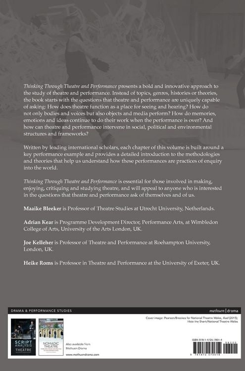 Produktbild: Thinking Through Theatre and Performance