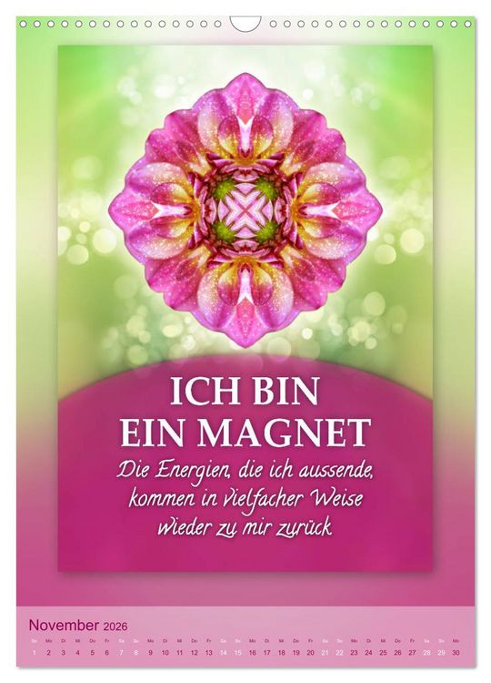 Produktbild: ICH BIN Licht und Liebe - Kalender (Wandkalender 2026 DIN A3 hoch), CALVENDO Monatskalender