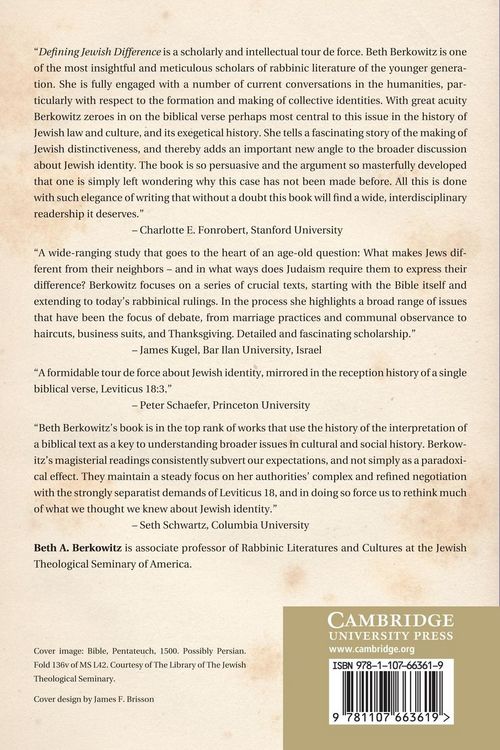 Produktbild: Defining Jewish Difference