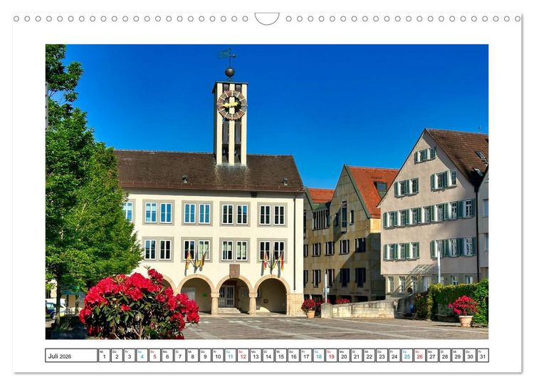 Produktbild: B&ouml;blingen und Sch&ouml;nbuch (Wandkalender 2026 DIN A3 quer), CALVENDO Monatskalender