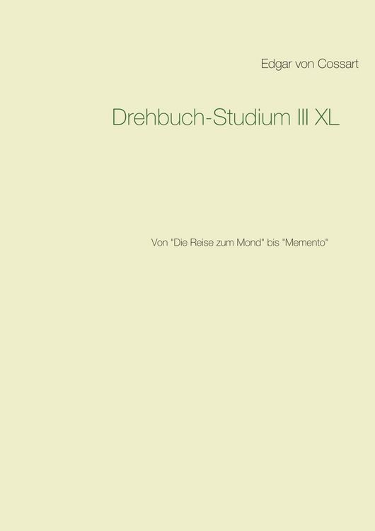 Produktbild: Drehbuch-Studium III XL