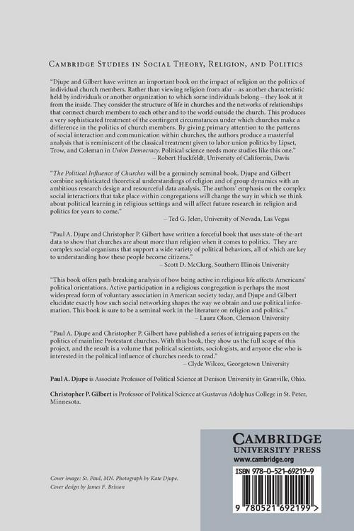 Produktbild: The Political Influence of Churches