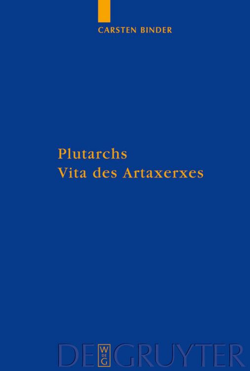 Produktbild: Plutarchs Vita des Artaxerxes