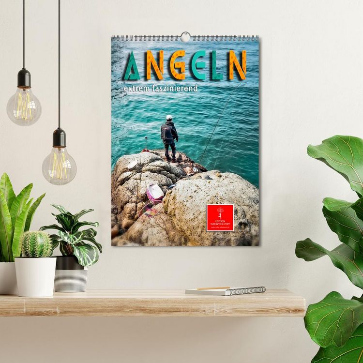 Produktbild: Angeln - extrem faszinierend (Wandkalender 2026 DIN A3 hoch), CALVENDO Monatskalender
