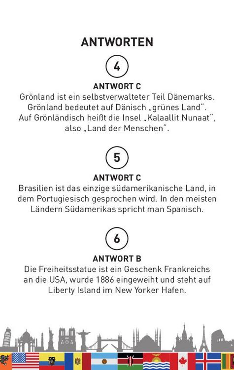 Produktbild: Das gro&szlig;e L&auml;nder-Quiz I ab 10 Jahren