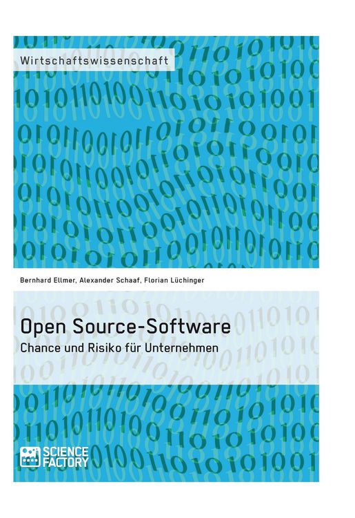 Produktbild: Open Source-Software. Chance und Risiko f&uuml;r Unternehmen