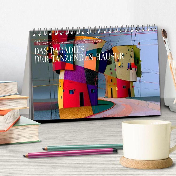 Produktbild: Das Paradies der tanzenden H&auml;user (Tischkalender 2027 DIN A5 quer), CALVENDO Monatskalender