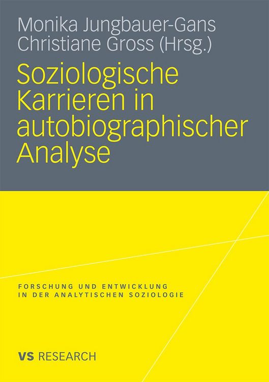 Produktbild: Soziologische Karrieren in autobiographischer Analyse