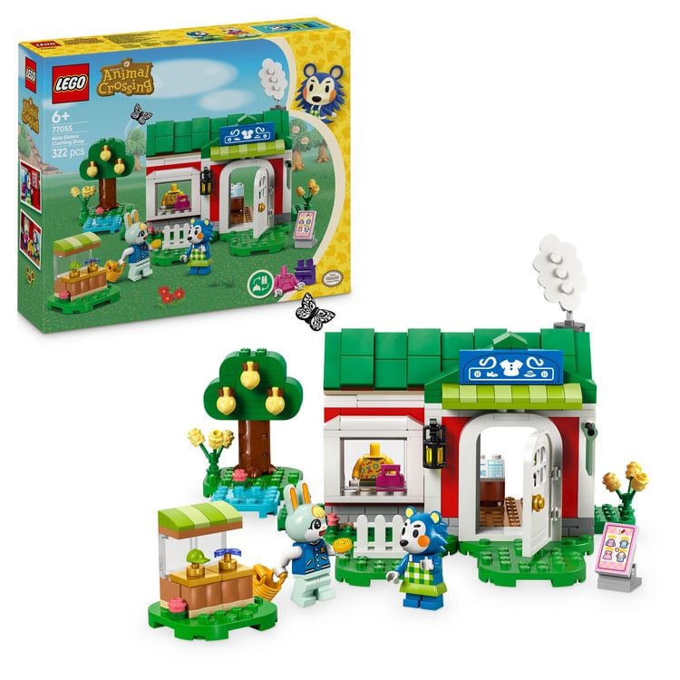 Produktbild: LEGO Animal Crossing Die Schneiderei der Schneiderschwestern Set 77055