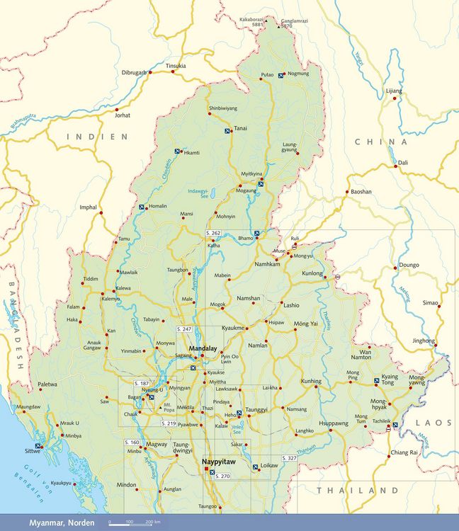 Produktbild: TRESCHER Reiseführer Myanmar