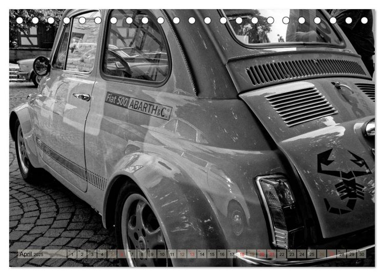 Produktbild: il Cinquecento - Details im Fokus - im Look eines legend&auml;ren Analogfilms (Tischkalender 2025 DIN A5 quer), CALVENDO Monatskalender