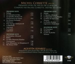 Produktbild: Corrette:Premier Livre de Pieces de Clavecin