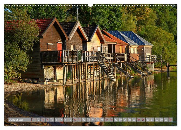 Produktbild: Mein Ammersee - am Ostufer entlang (Wandkalender 2026 DIN A2 quer), CALVENDO Monatskalender