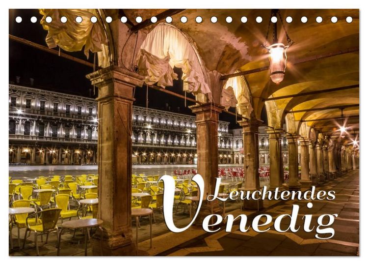 Produktbild: Leuchtendes Venedig (Tischkalender 2026 DIN A5 quer), CALVENDO Monatskalender