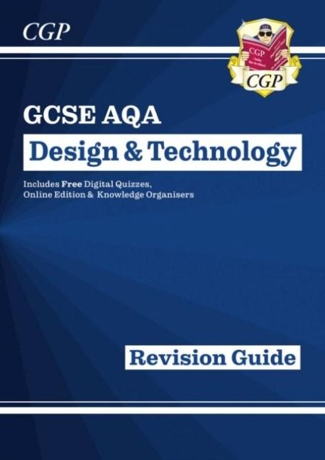 Produktbild: GCSE Design & Technology AQA Revision Guide (w/ Online Edition, Quizzes & Knowledge Organisers)