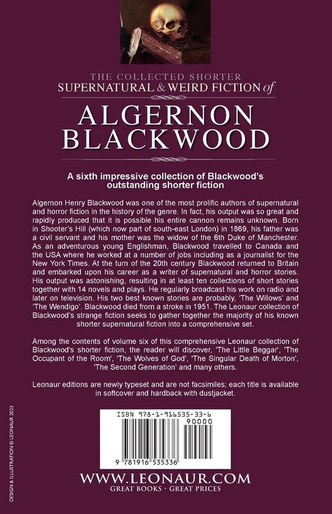 Produktbild: The Collected Shorter Supernatural & Weird Fiction of Algernon Blackwood Volume 6