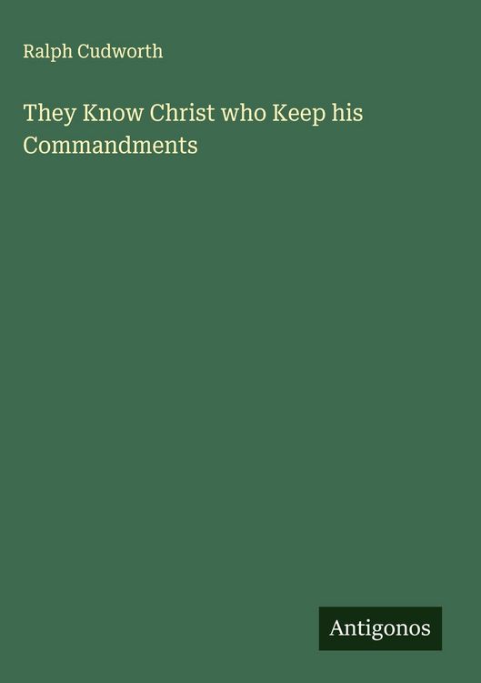 Produktbild: They Know Christ who Keep his Commandments