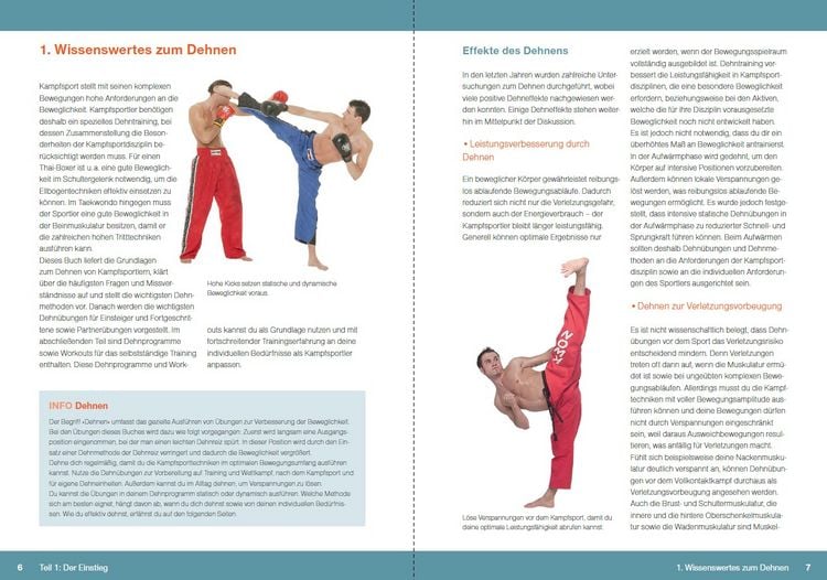 Produktbild: Dehnen f&uuml;r Kampfsportler