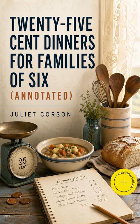 Produktbild: Twenty-Five Cent Dinners for Families of Six (Annotated)