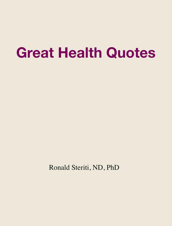 Produktbild: Great Health Quotes