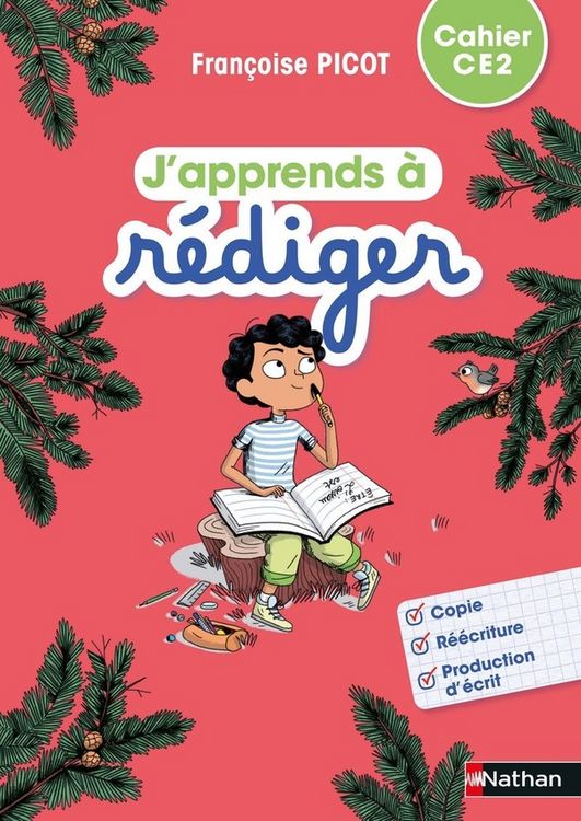 Produktbild: J'apprends &agrave; r&eacute;diger, cahier CE2