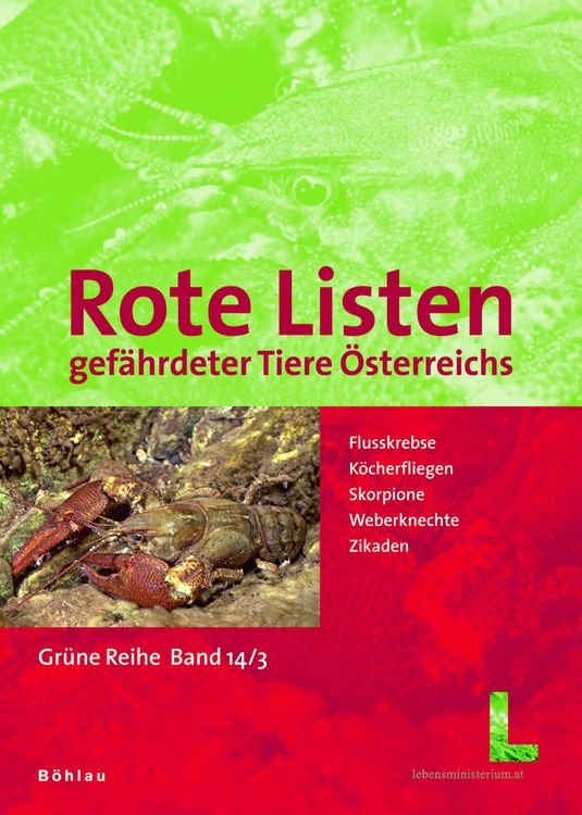 Produktbild: Rote Listen gef&auml;hrdeter Tiere &Ouml;sterreichs