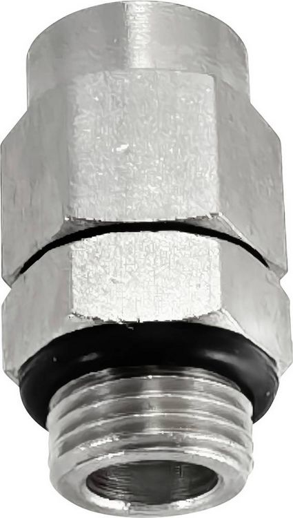 Produktbild: TRU COMPONENTS Verschraubung TC-14378368 TC-BKC0850-G02 Innengewinde 5 mm Au&szlig;engewinde: 8 mm Gewinde-Ma&szlig;: G 1/4 1 St.