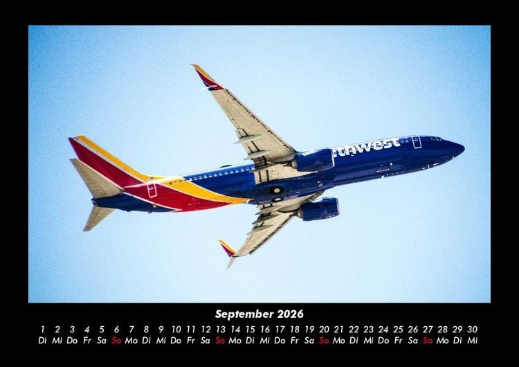 Produktbild: Flugzeuge 2026 Fotokalender DIN A3