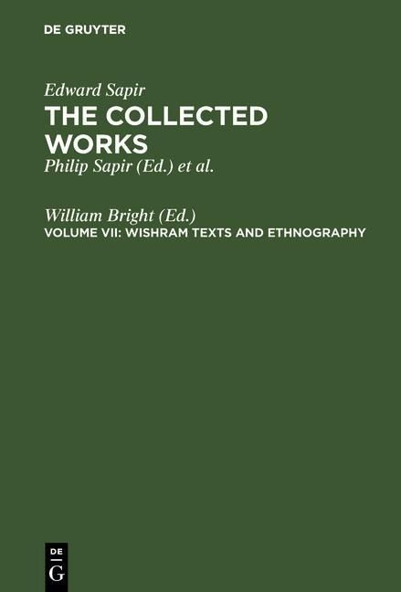 Produktbild: Wishram Texts and Ethnography