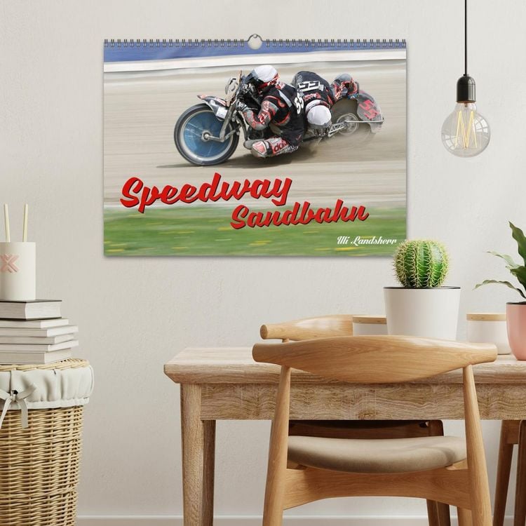 Produktbild: Speedway Sandbahn (Wandkalender 2026 DIN A3 quer), CALVENDO Monatskalender
