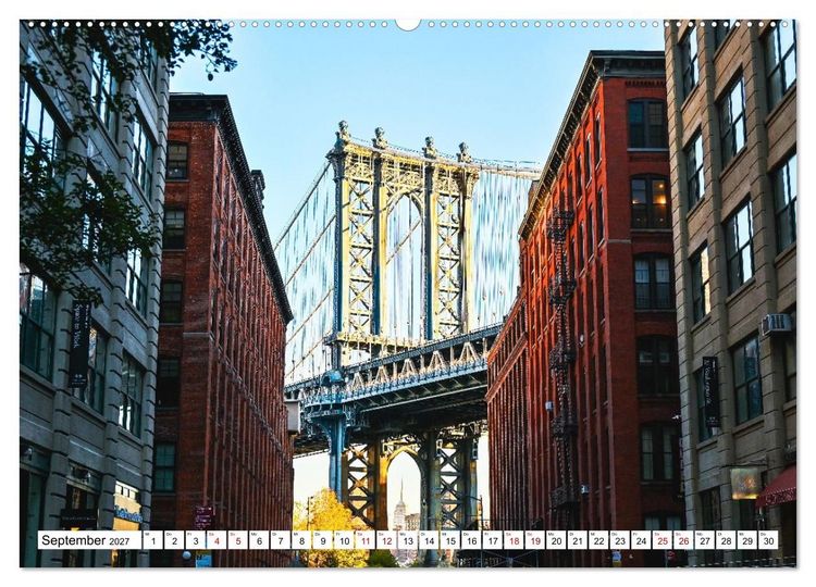 Produktbild: Wundervolles New York (Wandkalender 2027 DIN A2 quer), CALVENDO Monatskalender