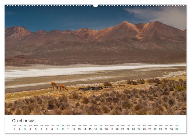 Produktbild: Mysterious Peru (High Quality Premium Wall Calendar 2026 DIN A2 landscape),CALVENDO 12 Month Wall Calendar