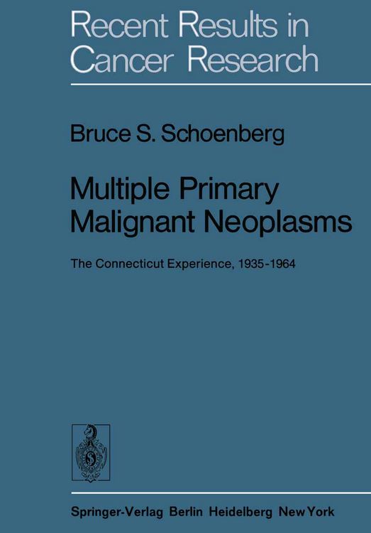 Produktbild: Multiple Primary Malignant Neoplasms