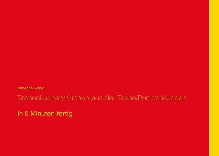 Produktbild: Tassenkuchen / Kuchen aus der Tasse / Portionskuchen